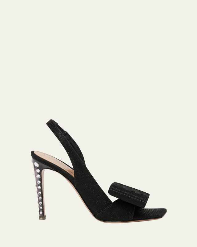 Flash Bow Slingback Sandals